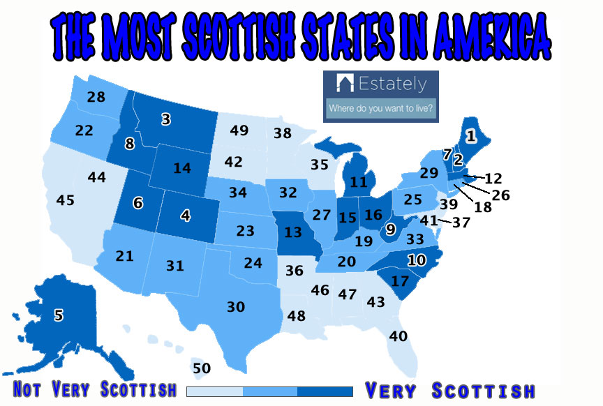 What If The Most Scottish States In America Formed An Independent